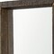 Homeroots 18" White Solid Wood Square Accent Mirror 607299 - alternate 3