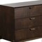 Homeroots 63" Dark Brown Manufactured Wood Six Drawer Double Dresser 473096 - alternate 6