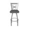 Holland Bar Stool Co 820 Catalina Stainless Steel 36in Swivel Bar Stool with Graph Coal Seat 82036SS018 - alternate 6