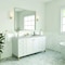 James Martin Vanities Chicago 60 in. Single Vanity, Glossy White, w/ 3 CM Victorian Silver Silestone Top 503-V60S-GW-3VSL - alternate 4