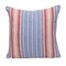 Homeroots 16" Blue and Red Striped Cotton Throw Pillow 529178 - alternate 5