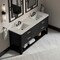 James Martin Vanities Lucian 72" Double Vanity, Carbon Oak, w/ 3 CM Siberian Silestone Widespread Top D704-V72-CBO-WSFR - alternate 5