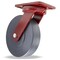 Hamilton Plate Caster, Kingpinless Swivel, Nylon, 8 in., 2500 lb, A S-ZFHS-8NYB - alternate 1