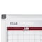 Mastervision Magnetic 12-Month Dry-Erase Planner, Red and Silver Design, 2x3' GA0375170 - alternate 7