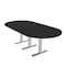Skutchi Designs 8 Person Conference Table With Power Unit | 8' Racetrack Table | Harmony Series HAR-RAC-48X96-T-U999ST19-NA - alternate 1