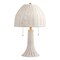 Jonathan Y Joanie 22" Bohemian Rustic Woven Rattan LED Table Lamp with Double Pull Chains, White/Brass Gold JYL4040B - alternate 1