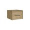 Homeroots 10" Beige One Drawer Faux Wood Nightstand 543701 - alternate 1