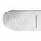 Alfi Brand Polished Chrome 10" Wall-Mount Square Waterfall Rain Shower Head RAIN10RW-PC - alternate 8