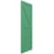 Ekena Millwork True Fit PVC Two Equal Panel Farmhouse Fixed Mount Shutters w/ Z-Bar, Lilly Pads , 18W x 44H, PR TFP102FH18X044LP - alternate 9