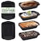 Nutrichef Loaf Pans Set of 6 NCLP6BK - alternate 1