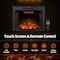 Edendirect 30.51-in W Black Wall mount LED Wall-mount Electric Fireplace with Remote Control Included ZR-EF28T - alternate 7