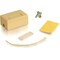 C2G KEYSTONE SURFACE MOUNT BOX 1-PORT IVORY 3830 - alternate 4