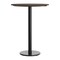 Flash Furniture 31.25" Round Tabletop, Seamless Surface Technology, Dark Brown with 18" Round Black Bar Height Base ST-RD31-WBR-TR18B-GG - alternate 8
