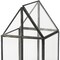 Homeroots 6" Black And Clear Glass And Metal Box 392580 - alternate 8