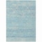 Homeroots 8' X 10' Teal Blue And Ivory Trellis Washable Indoor Outdoor Area Rug 616499 - alternate 6