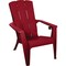 Gracious Living Crimson Red Deluxe Contour Adirondack Chair 11807-20 - alternate 2