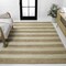 Jonathan Y Jayden Rustic Farmhouse Woven Jute Stripe Natural/Bleach 8 ft. x 10 ft. Area Rug NRF202C-8 - alternate 1