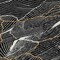 Homeroots 10' X 14' Black Ivory And Gold Abstract Washable Indoor Outdoor Area Rug 601037 - alternate 8