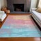 Homeroots 9' X 12' Salmon And Beige Abstract Washable Indoor Outdoor Area Rug 610965 - alternate 6