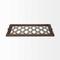 Homeroots 35in Silver Wood Indoor Outdoor Tray With Handles 376037 - alternate 1