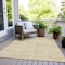 Homeroots 3' X 5' Gold And Beige Abstract Washable Indoor Outdoor Area Rug 594929 - alternate 7