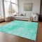 Homeroots 8' X 10' Teal Blue And Aqua Nautical Washable Indoor Outdoor Area Rug 581752 - alternate 6
