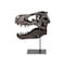 Homeroots 12" Brown Fabric Dinosaur Tabletop Sculpture 392480 - alternate 9
