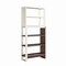 Homeroots 69" Cream Wood Five Tier Etagere Bookcase 630387 - alternate 1