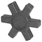 Timken Lovejoy 3-3/4 in. Outside diameter, Jaw Coupling, Spider, Nitrile Butadiene Rubber AL150 SPIDER SOX - alternate 2