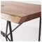 Homeroots 66" Brown and Black Solid Wood and Iron Abstract Base Console Table 380192 - alternate 6