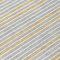 Homeroots 8' Gray And Silver Round Striped Washable Indoor Outdoor Area Rug 610470 - alternate 5