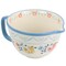 Gibson Elite Anaya Hand Painted 2 Quart Floral Stoneware Batter Bowl with Blue Trim 127284.01 - alternate 6