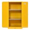 Sandusky Lee Heavy Duty Welded Steel Flammable Safety Cabinet, 34x34x65, Yellow SC600F-P - alternate 6