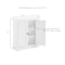 Crosley Seaside Wall Mounted Storage Cabinet CF7020-WH - alternate 7