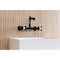 Kingston Brass Double-Handle Wall Mount Bathroom Faucet, Matte Black KS7250AX - alternate 4