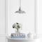 Jonathan Y Bedford 11" Adjustable Iron Industrial Rustic LED Pendant, Chrome JYL9529B - alternate 9
