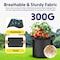 Ipower Plant Grow Bag 20-Gallon Heavy Duty Fabric Pots, 300G Thickened Nonwoven Container, 5PK GLGROWBAG20X5BLKV5 - alternate 5