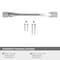 Amerock Uprise 5-1/16 in 128 mm Center-to-Center Polished Chrome Cabinet Pull BP3691826 - alternate 4