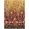 Homeroots 9' X 12' Gold Red And Brown Floral Washable Indoor Outdoor Area Rug 597061 - alternate 5