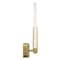 Cwi Lighting Curva Integrated LED 19in Brass Wall Light with Handcrafted Glass 1725W19-1-624 - alternate 6