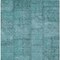 Homeroots 5' X 8' Teal Blue And Aqua Patchwork Washable Indoor Outdoor Area Rug 581618 - alternate 5