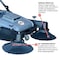 Tomahawk Power Commercial 38" Push Sweeper w Triple Power Brooms TOS38 - alternate 9