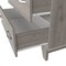 Homeroots 32" Light Gray Two Drawer Dresser With Open Shelving 544029 - alternate 6