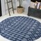 Jonathan Y Peralta Moroccan Diamond Navy 5 ft Round Indoor/Outdoor Area Rug IBZ103B-5R - alternate 1
