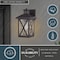 Vaxcel Rockford Outdoor Bronze Motion Dusk to Dawn Wall Sconce with Clear Seeded Glass Shade T0844 - alternate 7