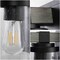 Jonathan Y Bungalow 4.5" 1-Light Iron/Seeded Glass Rustic Farmhouse LED Vanity Light, Black/Gray Oak Wood Finish JYL7507B - alternate 8
