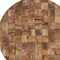 Homeroots Into the Abyss II 24" X 24" Brown Geometric Wood Circle Hanging Dimensional Sculpture 608657 - alternate 4