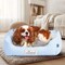 Simple Deluxe FluffyDream Calming Dog Bed, Super Soft Pet Sofa with Pillow Edge, Cute Cat Bed, Suitable for Dogs PTDBEDCUDCASH2420LBL - alternate 5