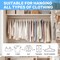 Simple Deluxe HealSmart Velvet Hangers, Space Saving Clothes Hangers, Pink, 50PK HKHANGVELVET50PNK - alternate 6