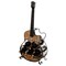 Vintiquewise Guitar Shape 5-Bottle Wine Rack - Vintage Decorative Freestanding Wine Holder and Storage QI004684 - alternate 1